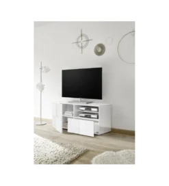 Stolik pod TV DAMA 120 cm biały*MCA Linia Włoska Outlet