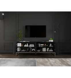 Stolik pod Tv ELPIS 150 cm czarny*Polski Design ML Best