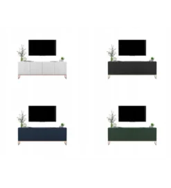 Stolik pod Tv ELPIS 150 cm czarny*Polski Design ML Best