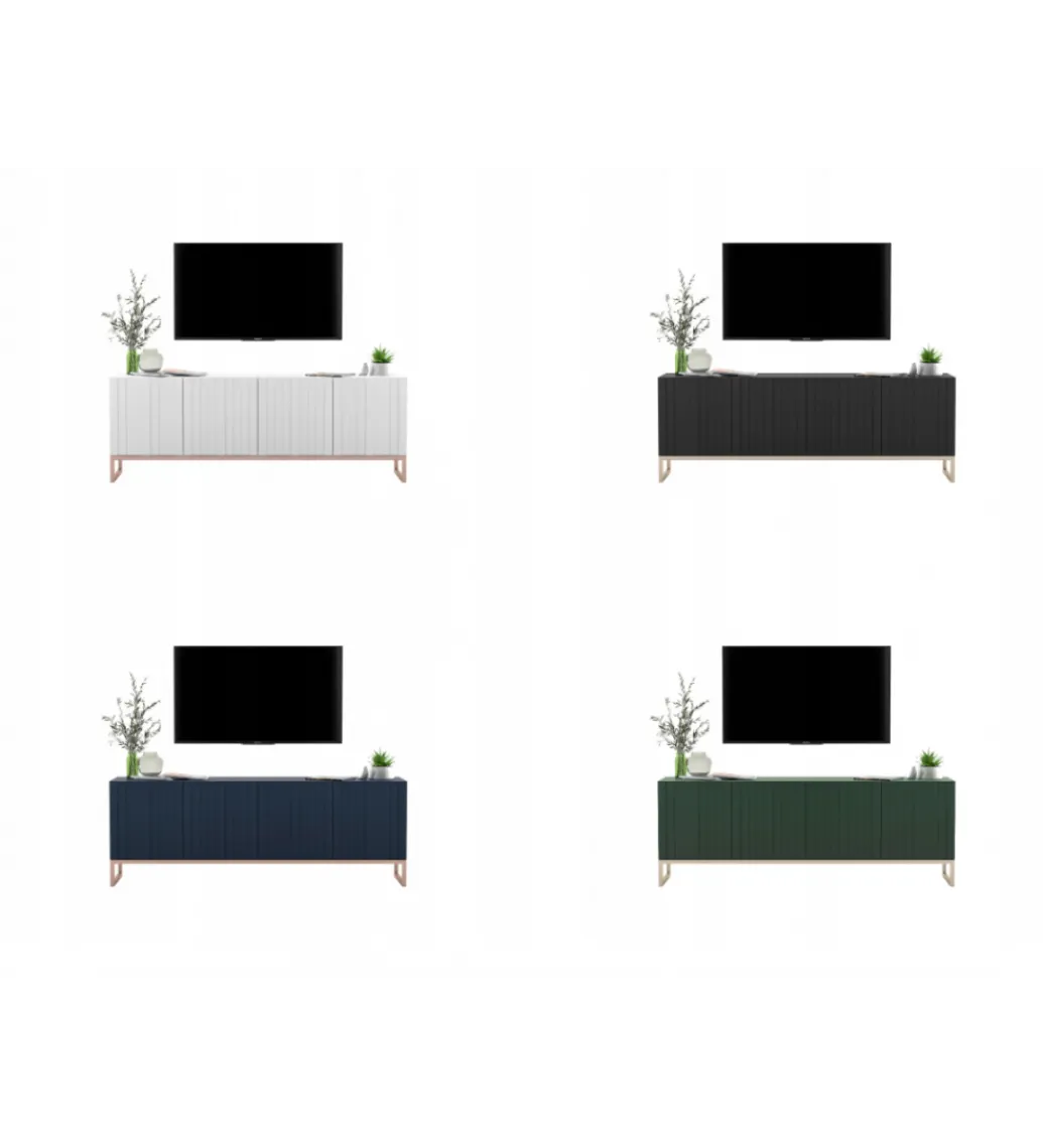 Stolik pod Tv ELPIS 150 cm czarny*Polski Design ML Best