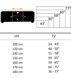 Stolik pod TV ESTELI 147 cm drewno sheesham*WOHNLING, GERMANY Clearance