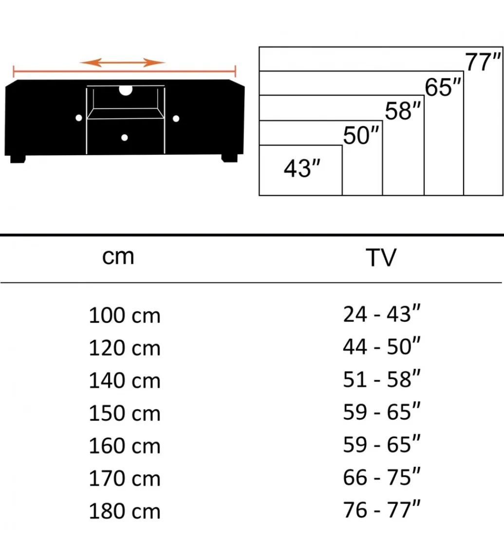 Stolik pod TV ESTELI 147 cm drewno sheesham*WOHNLING, GERMANY Clearance