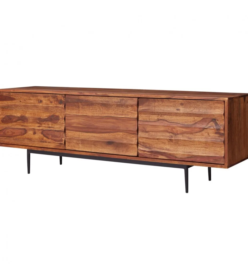 Stolik pod TV ESTELI 147 cm drewno sheesham*WOHNLING, GERMANY Clearance