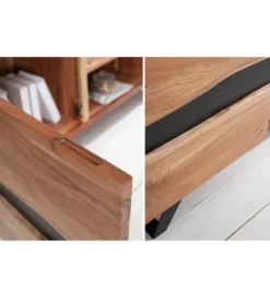 Stolik pod TV EUFRAT Amazonas 160 cm drewno akacja*Invicta Interior Discount