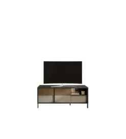 Stolik pod TV EVEREST 156 cm brązowo beżowy*MCA Linia Włoska Best
