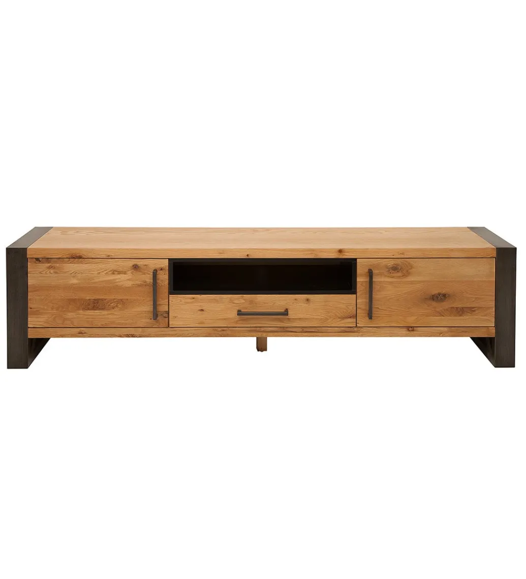 Stolik pod TV FACTORY Thor 200 cm drewno dąb dziki*Invicta Interior Sale