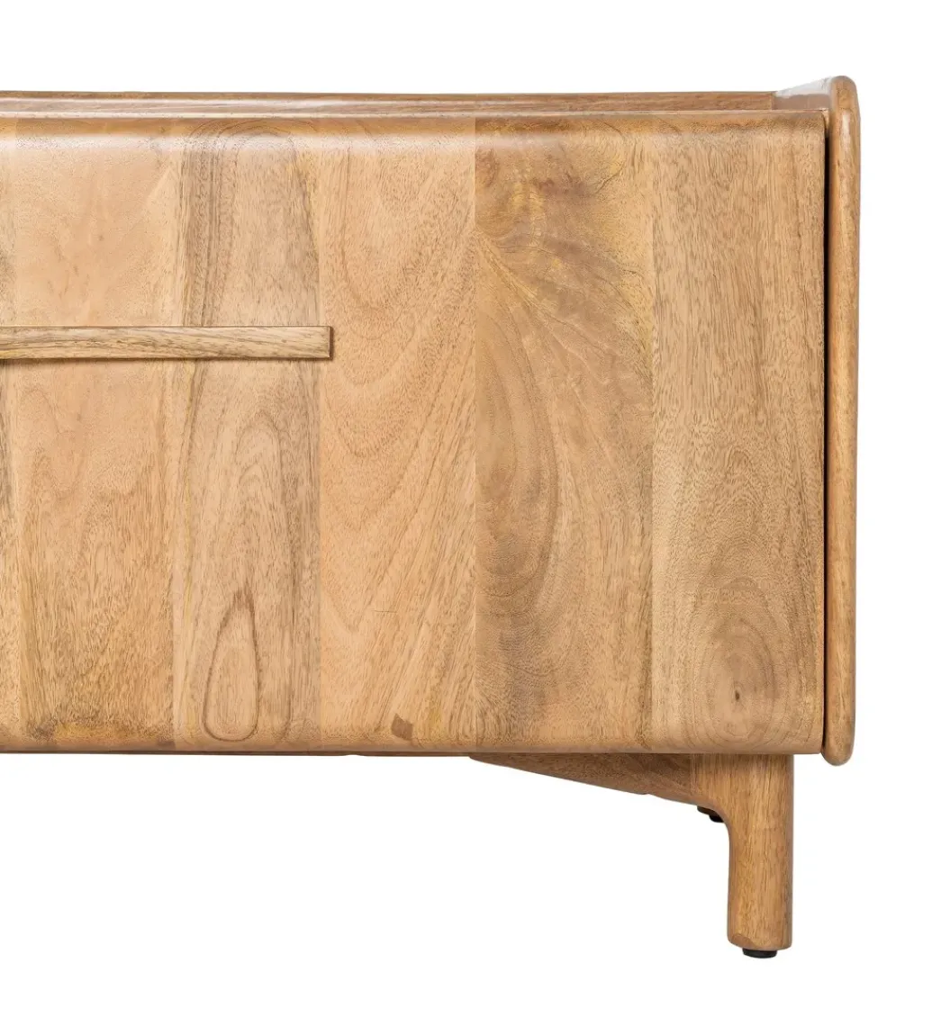 Stolik pod TV GALT 160 cm drewno mango naturalny*Zona-Design Best