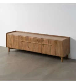 Stolik pod TV GALT 160 cm drewno mango naturalny*Zona-Design Best