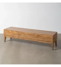 Stolik pod TV GALT 160 cm drewno mango naturalny niższy*Zona-Design New