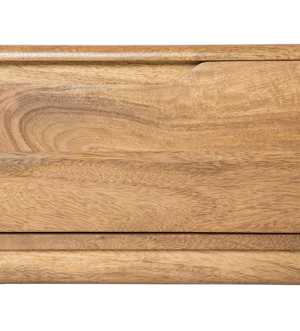 Stolik pod TV GALT 160 cm drewno mango naturalny niższy*Zona-Design New