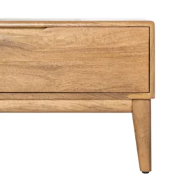 Stolik pod TV GALT 160 cm drewno mango naturalny niższy*Zona-Design New