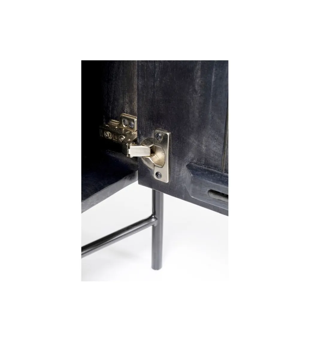 Stolik pod TV Glenn 150 cm antracytowy*KARE Outlet
