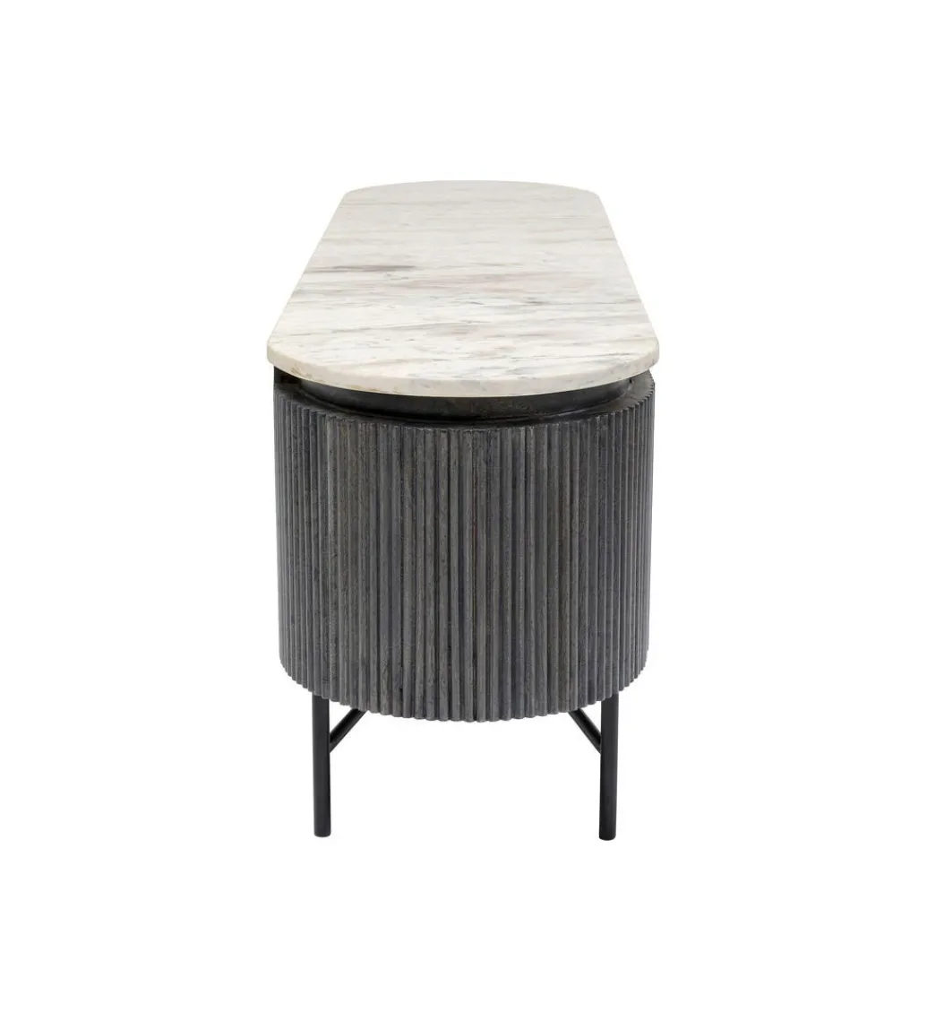 Stolik pod TV Glenn 150 cm antracytowy*KARE Outlet