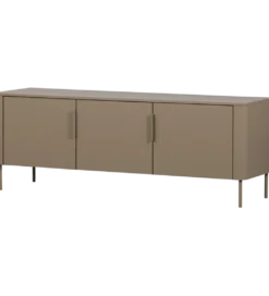 Stolik pod TV GUNNAR 154 cm drewno sosny szary*WOOOD Best