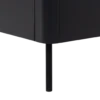 Stolik pod TV GUNNAR 154 cm drewno sosny czarny mat*WOOOD Outlet