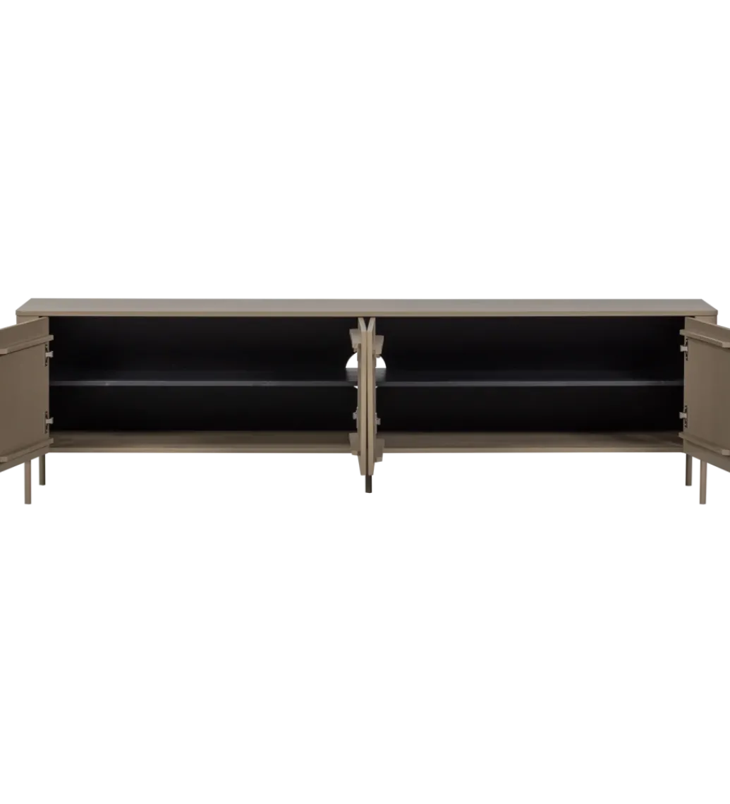 Stolik pod TV GUNNAR 200 cm szary*WOOOD Discount