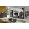 Stolik pod Tv HEKTOR WM 160 cm antracytowy*Helvetia Best