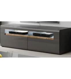 Stolik pod Tv HEKTOR WM 160 cm antracytowy*Helvetia Best