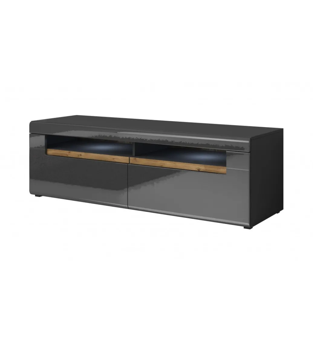 Stolik pod Tv HEKTOR WM 160 cm antracytowy*Helvetia Best