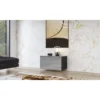 Stolik pod TV HELIO 80 cm czarno-szary*Helvetia New