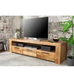 Stolik pod TV Iron Craft 170 cm drewno mango*Invicta Interior Online