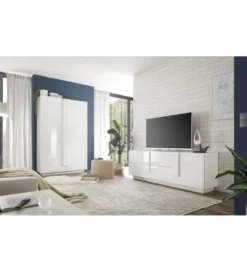 Stolik pod TV JUPITER 182 cm biały*MCA Linia Włoska Hot