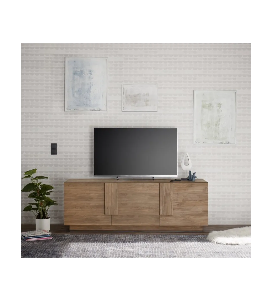 Stolik pod TV JUPITER 182 cm w kolorze dąb Mercure*MCA Linia Włoska