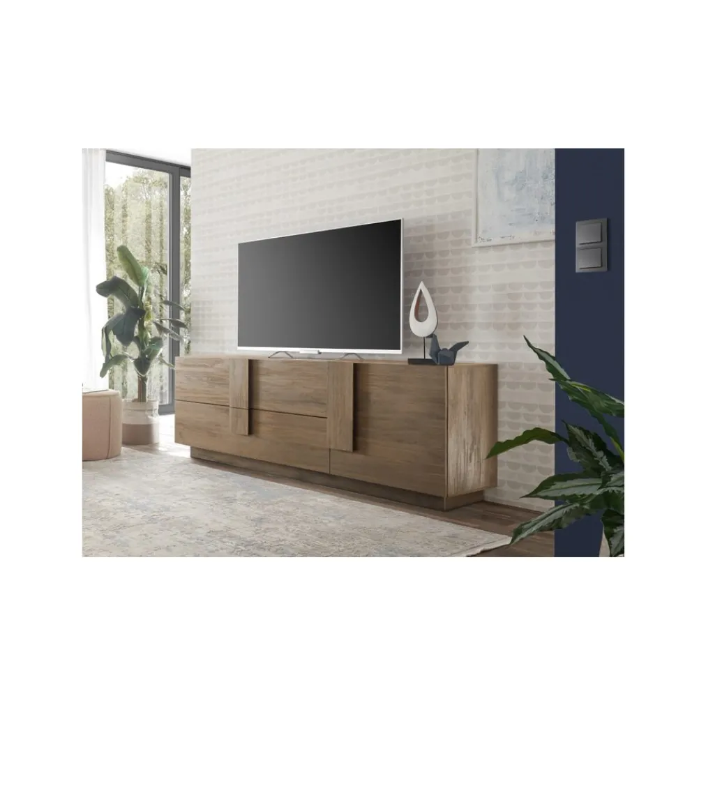 Stolik pod TV JUPITER 182 cm w kolorze dąb Mercure*MCA Linia Włoska