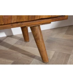 Stolik pod TV Komodo Mystic Living 140 cm drewno sheesham*Invicta Interior - przedsprzedaż Clearance