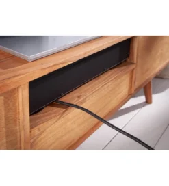 Stolik pod TV Komodo Mystic Living 140 cm drewno akacja*Invicta Interior Hot