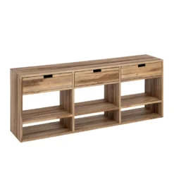 Stolik pod TV KURAN 140 cm drewno teak*Zona-Design Clearance