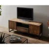 Stolik pod TV LACERTA 145 cm drewno akacja*Imeri Discount