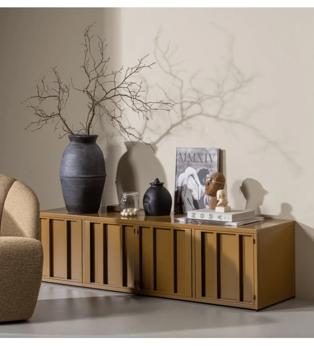 Stolik pod TV LEVEL 160 cm miodowy*WOOOD Sale