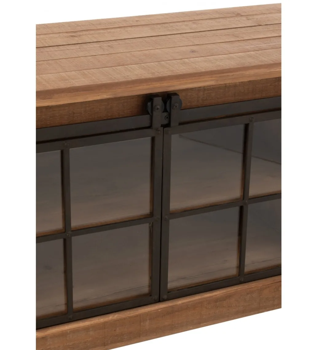 Stolik pod TV LIA 160 cm naturalny*J-Line Best