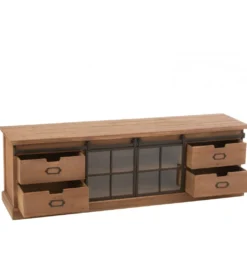 Stolik pod TV LIA 160 cm naturalny*J-Line Best