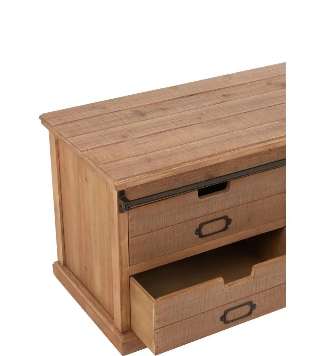 Stolik pod TV LIA 100 cm naturalny*J-Line