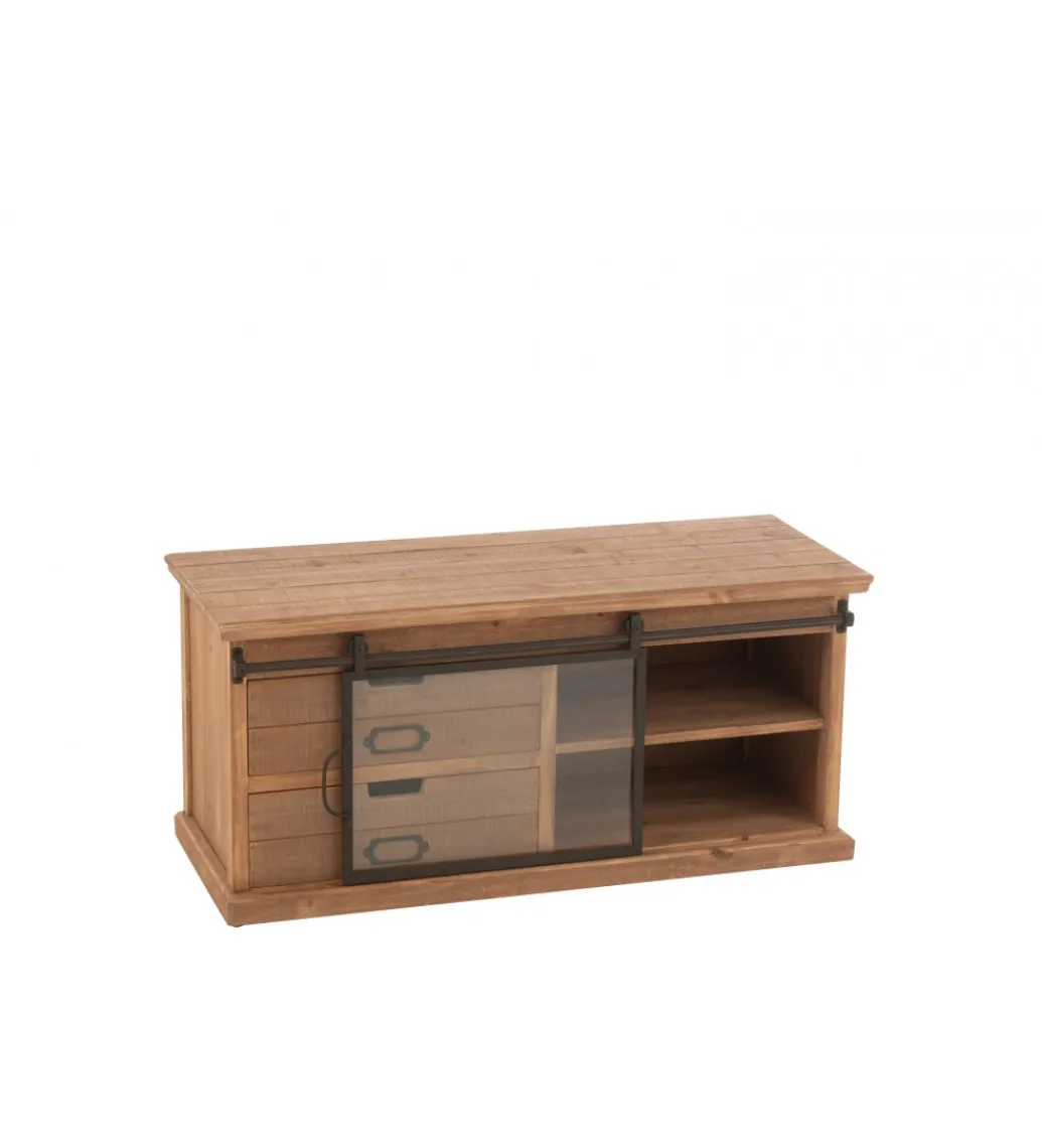 Stolik pod TV LIA 100 cm naturalny*J-Line