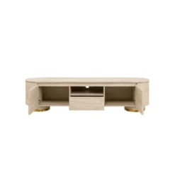 Stolik pod TV LINNEA 160 x 45 cm naturalny*KARE Discount