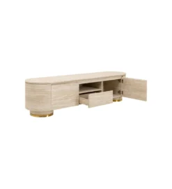 Stolik pod TV LINNEA 160 x 45 cm naturalny*KARE Discount