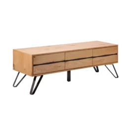 Stolik pod TV LIVING EDGE 160 cm kolor drewno dębu*Invicta Interior Best