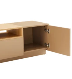 Stolik pod TV LOFT 160 cm beżowa naturalna*Invicta Interior Clearance