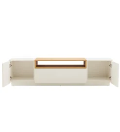 Stolik pod TV LOFT 160 cm biało naturalna*Invicta Interior Hot