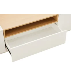 Stolik pod TV LOFT 160 cm biało naturalna*Invicta Interior Hot
