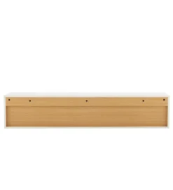 Stolik pod TV LOFT wiszący 150 cm biało naturalny*Invicta Interior Clearance