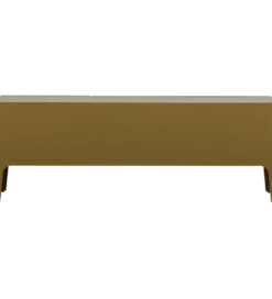 Stolik pod TV MERGE 160 cm drewno eukaliptusa miodowy odcień*WOOOD Discount
