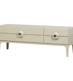 Stolik pod TV MERGE 160 cm drewno eukaliptusa szary*WOOOD Hot