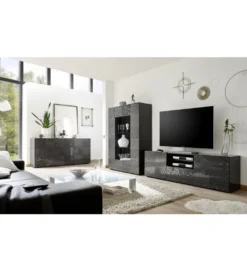 Stolik pod TV MIRO 180 cm antracyt*MCA Linia Włoska New