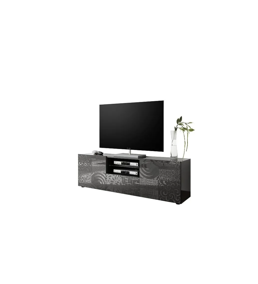 Stolik pod TV MIRO 180 cm antracyt*MCA Linia Włoska New