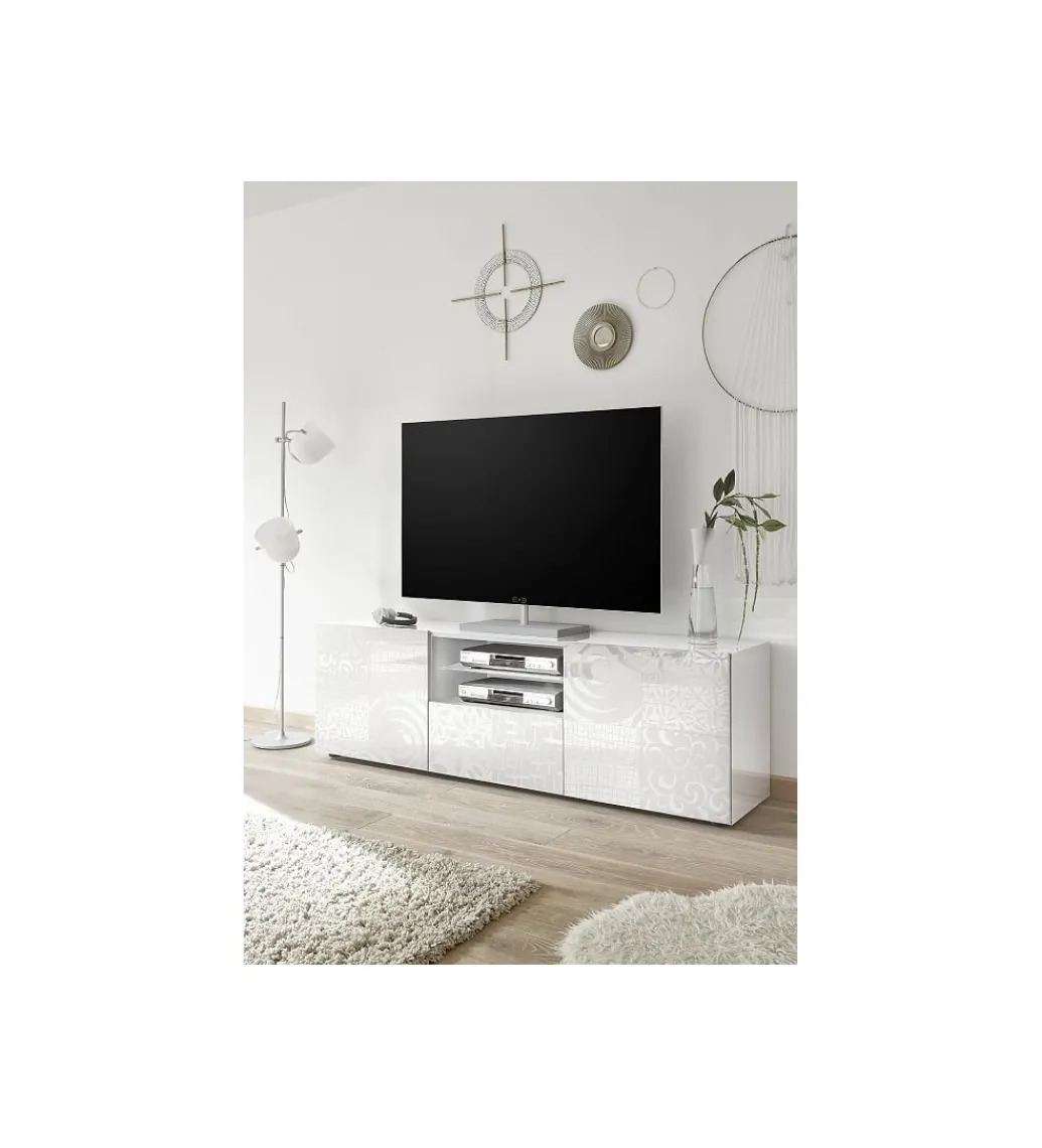 Stolik pod TV MIRO 180 cm biały*MCA Linia Włoska Clearance