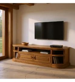 Stolik pod TV NETERO 198 cm drewno mango*DENZO